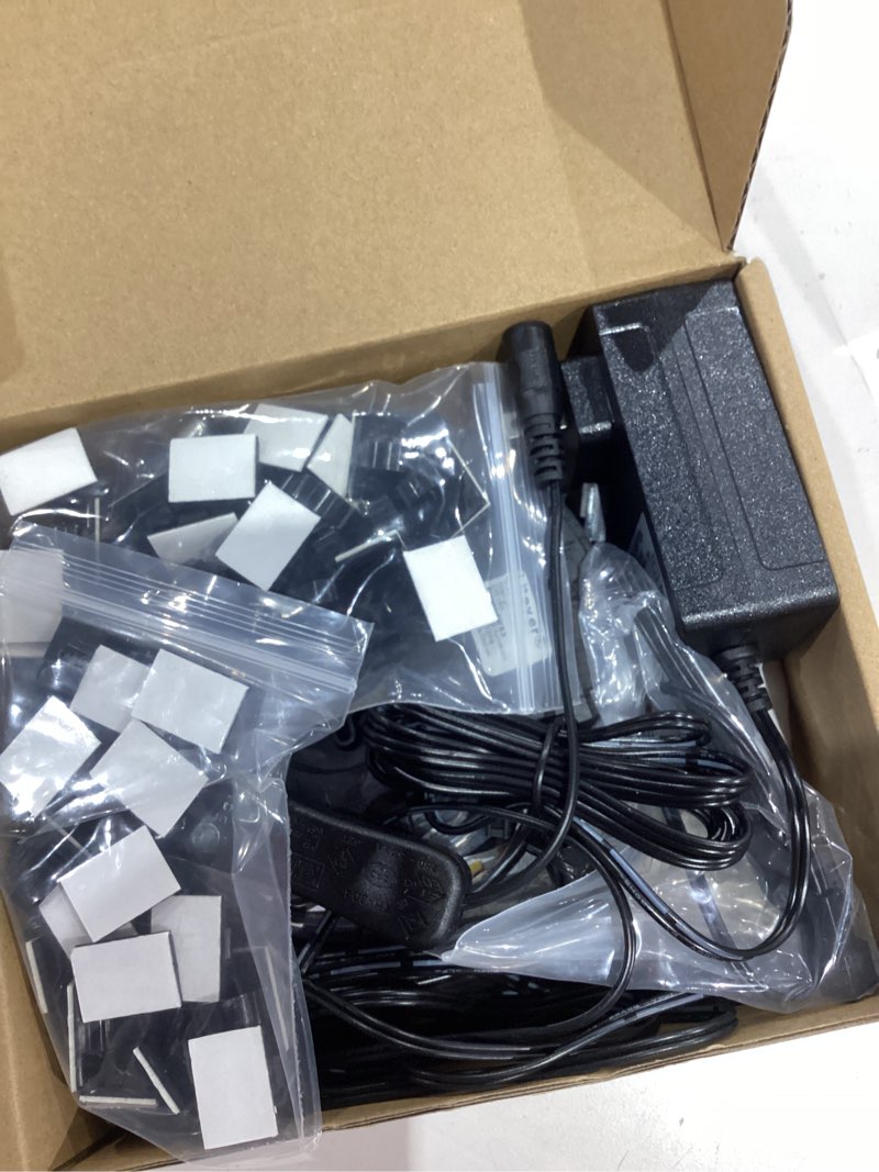 Condition photo showing New/Like New for litever under cabinet light, 6 pcs 20 inches flexible led strips with power adapter, 24w,1800 lumen, daylight 5000k. suitable for kitchen cabinets, counters, under shelf, closets (6-strip-5000k)