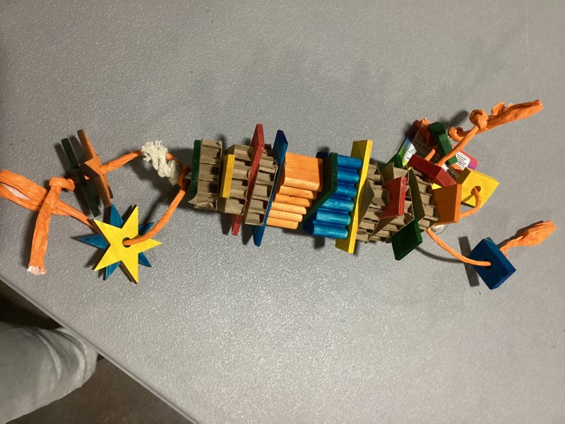 Condition photo showing New/Like New for Dynamite Bird Toy, Large youth large / 11-13