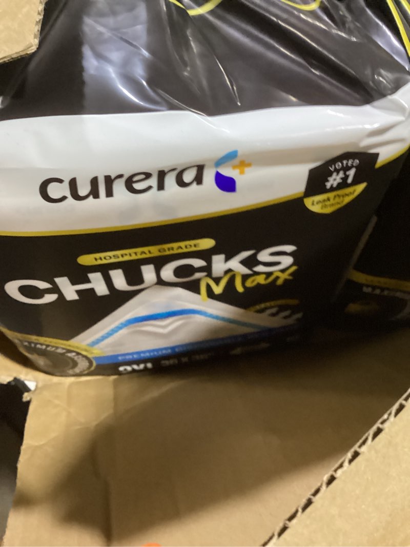 Condition photo showing Good Condition for chucks® max hospital bed pads disposable adult 36 x 36 breathable incontinence pads - xxx-large pee pads for adults - heavy duty 10x absorbency underpads - 400 lbs. patient repositioning [20 count] chucks max - 36" x 36"