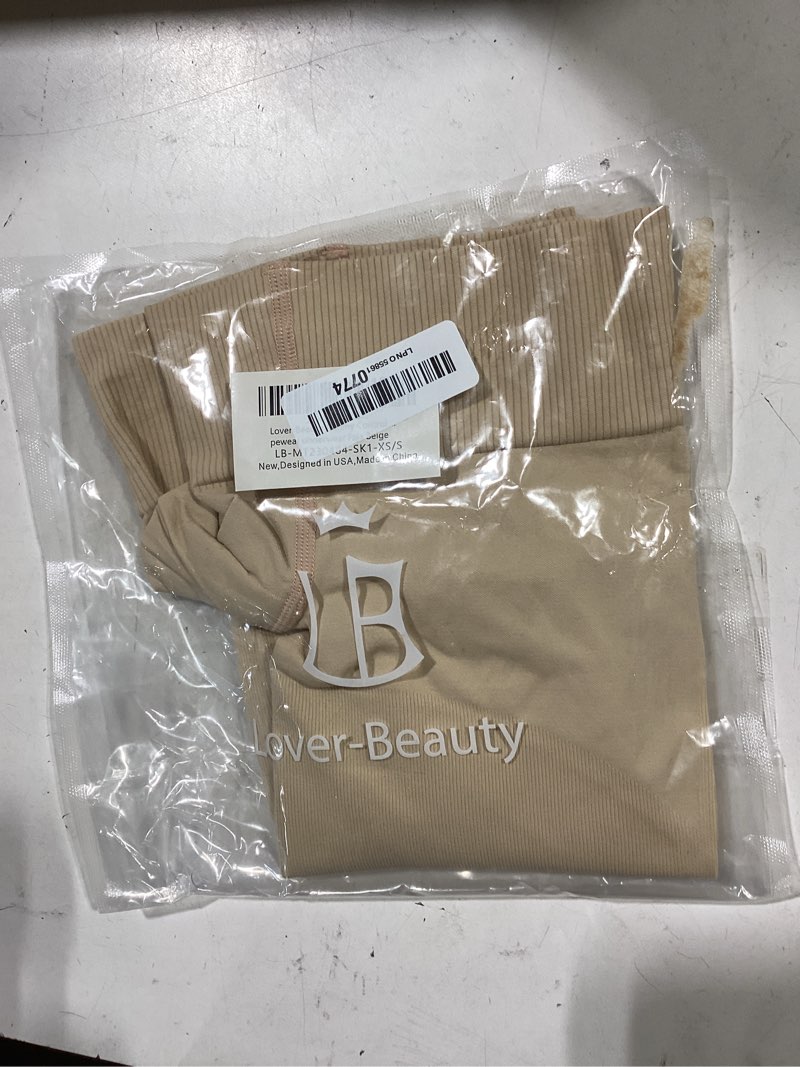Condition photo showing New/Like New for lover-beauty butt lifting shapewear for women seamless tummy control panties butt lifter faja shorts booty lifting shape wear beige x-small-small