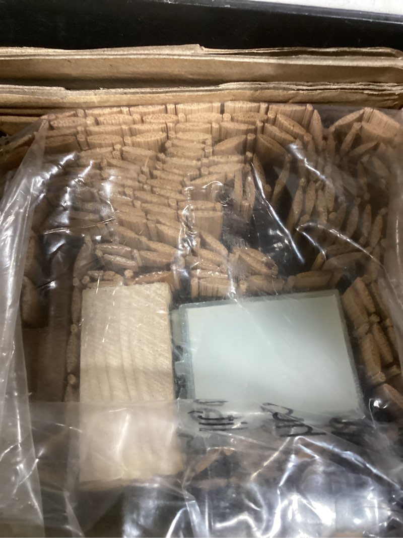 Condition photo showing Good Condition for LazBlinds No Tools No Drill Cordless Bamboo Roman Shades, Light Filtering Window Treatment, Roll Up Bamboo Blinds for Windows 34'' W x 64'' H, Brown Light Filtering-brown206 34" W x 64" H