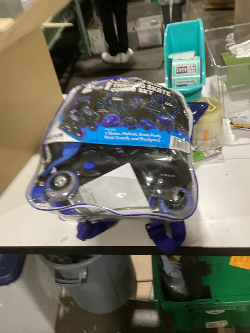 Condition photo showing New/Like New for CHICAGO Skates Inline Training Skate Combo Set Blue Small