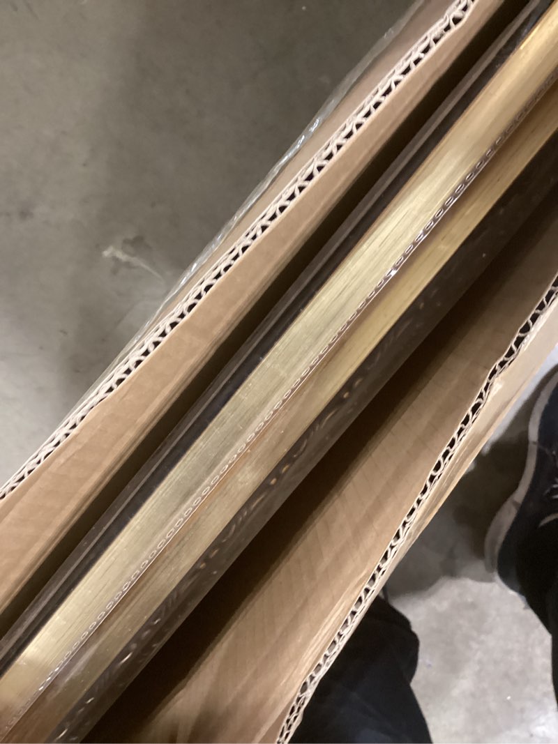 Condition photo showing New/Like New for VIYYIEA Gold Framed Large Wall Art Canvas Print Landscape Home Decor Vintage Farmhouse Wall Art for Living Room Wild Flower Oil Painting Picture Aesthetic Bathroom Bedroom Decor 24x36in Flowers Forest 36"L x 24"W