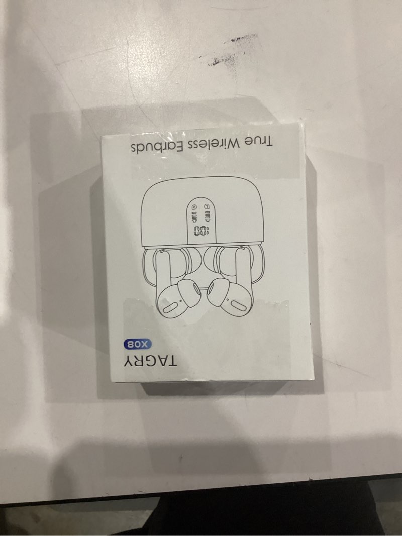 Condition photo showing New/Like New for TAGRY Bluetooth Headphones True Wireless Earbuds 60H Playback LED Power Display Earphones with Wireless Charging Case IPX5 Waterproof in-Ear Ear buds with Mic for TV Smart Phone Laptop Computer Sports M Forest Green