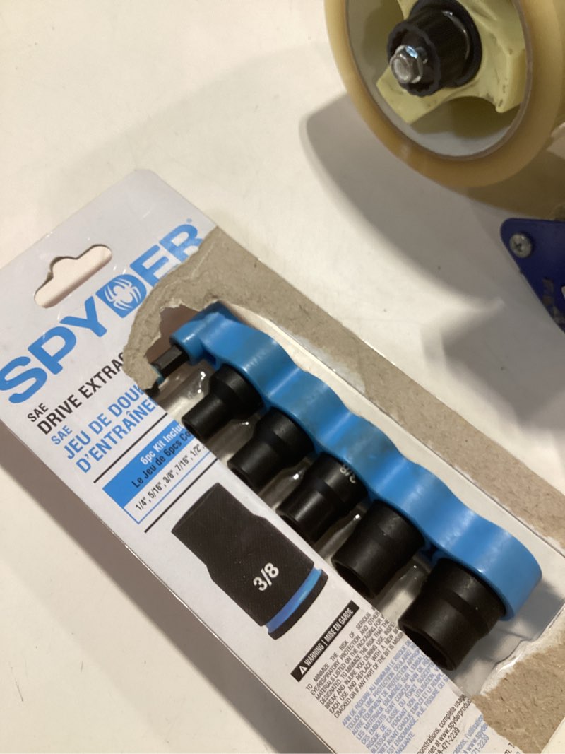 Condition photo showing Good Condition for spyder extractor 6 -pack standard (sae) 3/8-in drive impact bolt extractor set