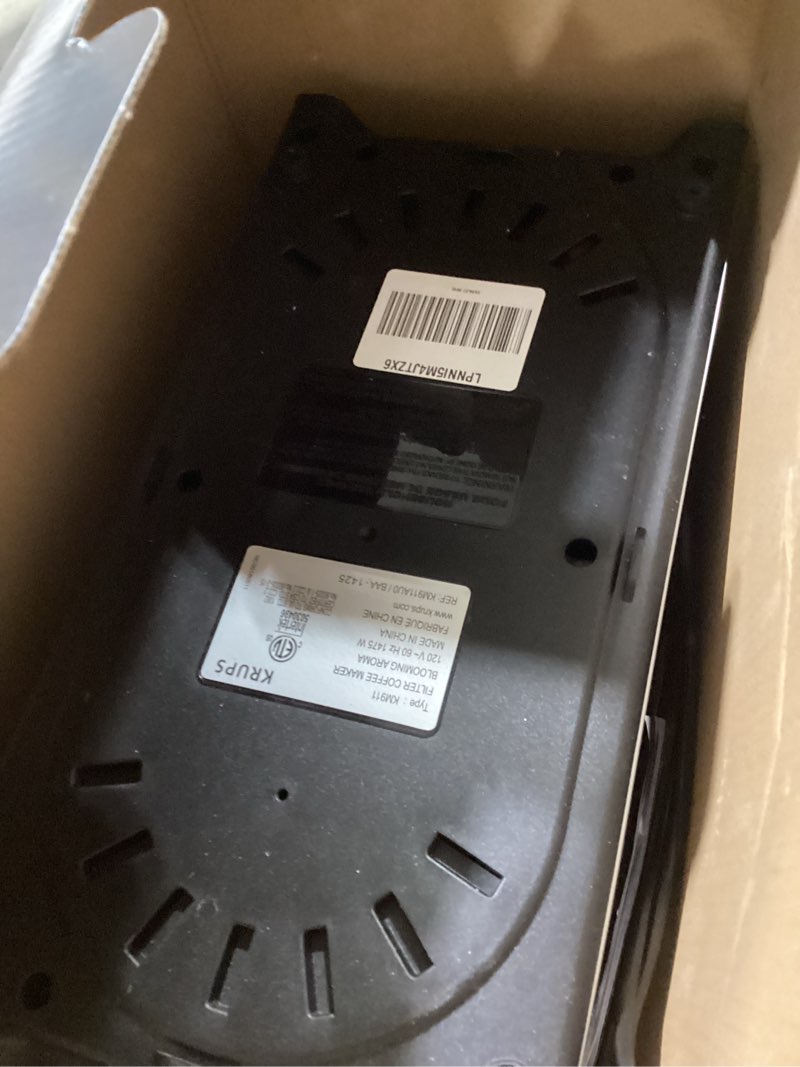 Condition photo showing Good Condition for KRUPS Essential Brewer 8 Cup Drip Coffee Maker Machine, SCA-Certified, Blooming Technology, Barista-Quality, Pour Over Coffee Machine, Easy to Clean, Stainless Steel Design, Silver 8-Cup Automatic Pour-Over Coffee Maker