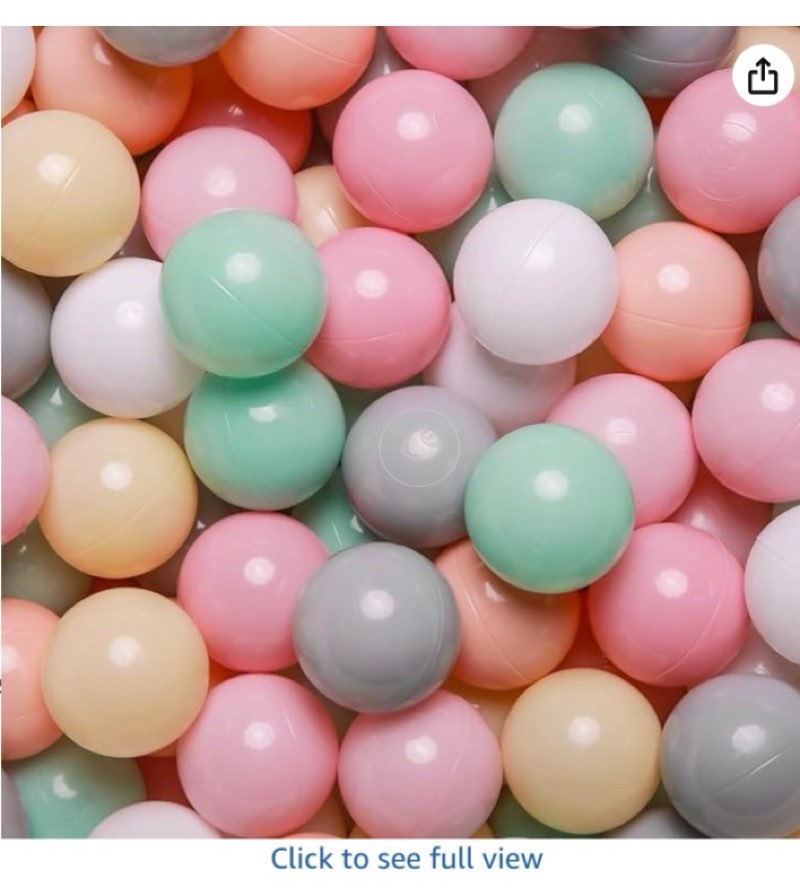 gogoso balls for ball pit - plastic ball for toddlers, baby kids ball pool decoration 50 100 200 300