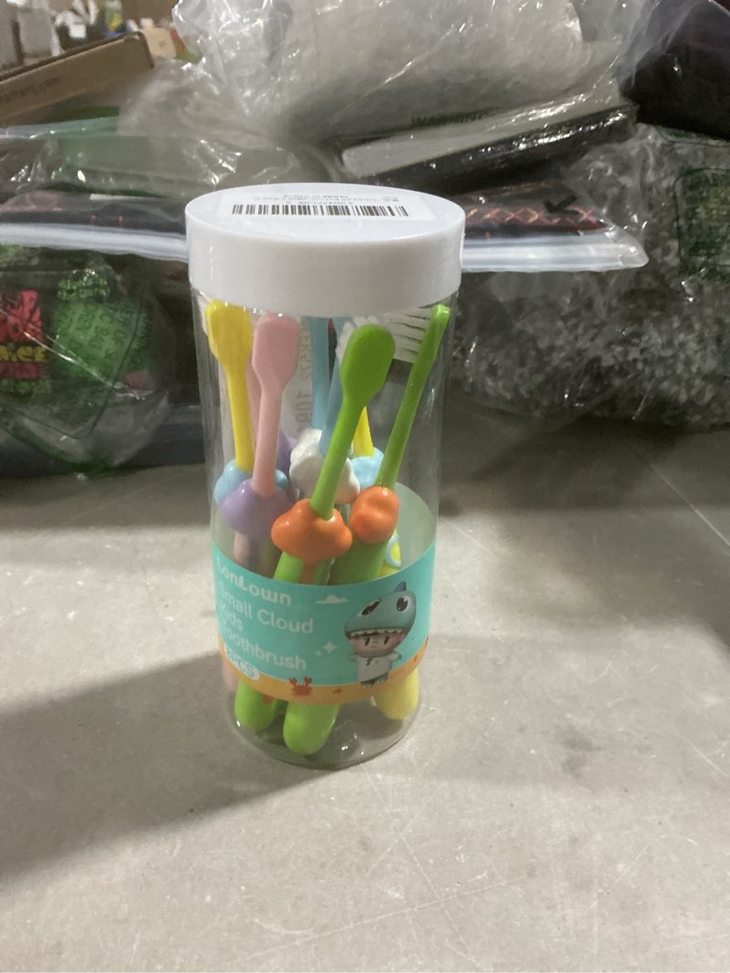 Condition photo showing Good Condition for kids toothbrushes 8 pack,extra soft toddler toothbrush age 2-4,cute multicolor boys girls child toothbrush,clean kids teeth,bristles not easy to shed little clouds toothbrush