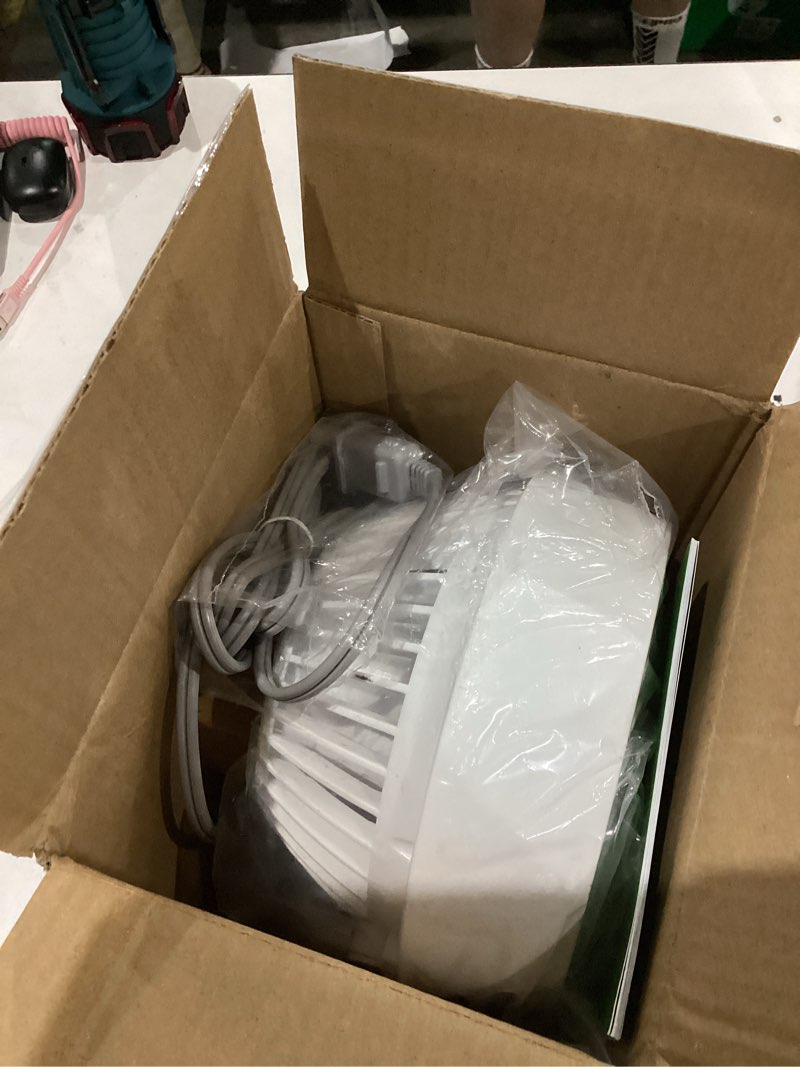 Condition photo showing Good Condition for Vornado 133DC Energy Smart Compact Air Circulator Fan with Variable Speed Control, Powerful Personal Cooling, Signature Vortex Action, Adjustable Tilt, Fan for Bedroom, Kitchen, and Home, White Small 133DC – Compact Tabletop Fan