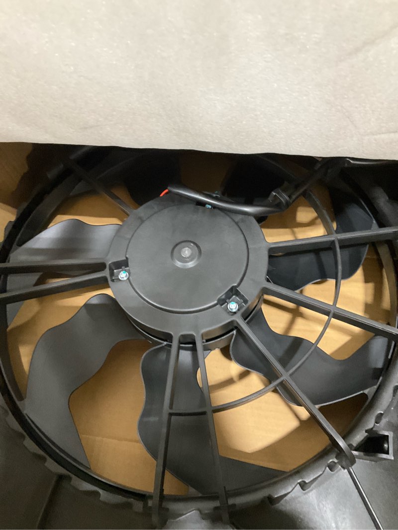 Assembroverse Engine Radiator Cooling Fan Compatible with Santa Fe XL Sport 2013-2018 V6 3.3L L4 2.4