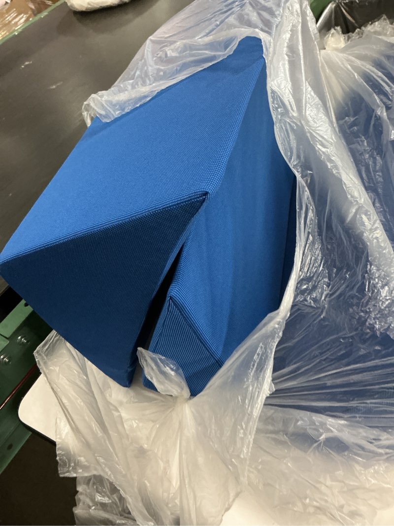 Condition photo showing As Is for fanwer positioning wedge pillow for side sleeping (3 in 1), 40 degree triangle bed wedges & body positioners for back pain, preventing bedsores, after surgery, knees elevated, pregnancy blue