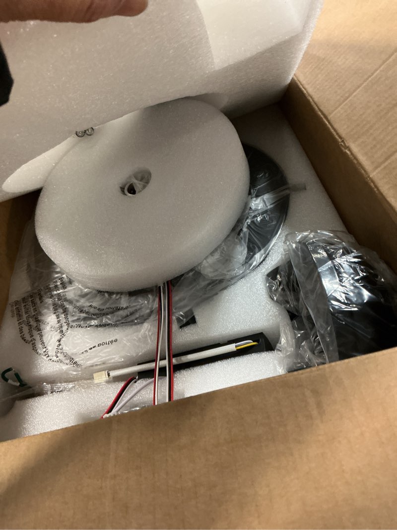 Condition photo showing New/Like New for ropelux 44- Inch Ceiling Fans with Lights: Powerful Wind, Ultra-Quiet, High Bright&Screw-Free for Blade Installation, Dimmable, Forward&Reversible Fan with Remote APP Control for Bedroom/Living Room.