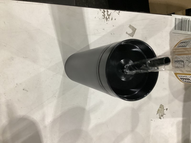 Condition photo showing Good Condition for skinny tumbler with straw (black)