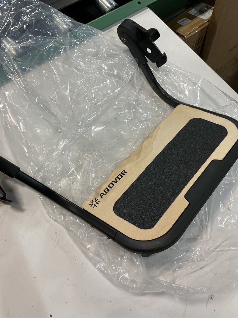 Condition photo showing As Is for uppababy piggyback ride-along board for cruz v2 and v3 / quick attachment for children to stand + stroll / 55 lbs. weight capacity