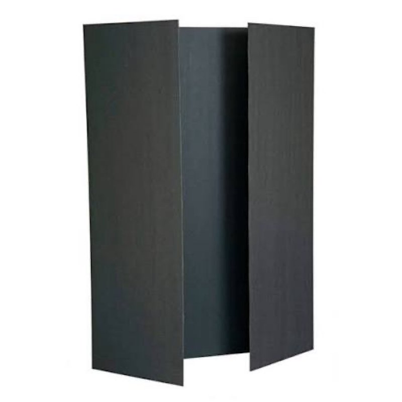 pacon foam presentation board, black, 48" x 36", 12 boards