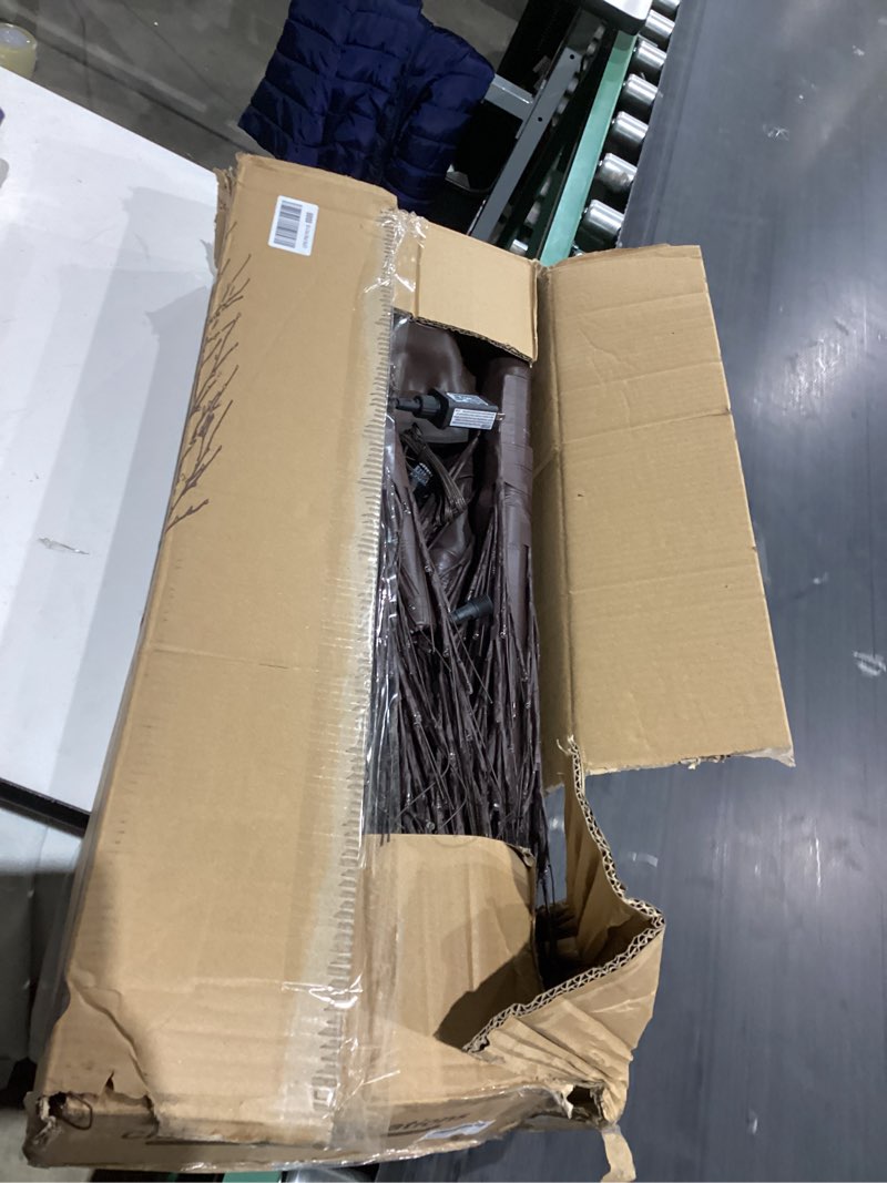 Cofiyard 3 Pack Christmas Tree 4 Ft, 6 Ft and 8 Feet, Outdoor Christmas Decorations Tree with Warm W