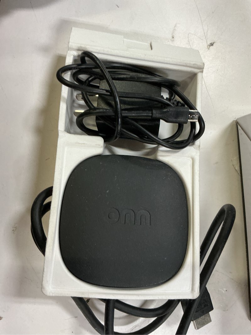 Condition photo showing Good Condition for onn 4k streaming device, google tv - fast streaming, ultra hd, 8gb storage, 2gb ram, remote with voice control