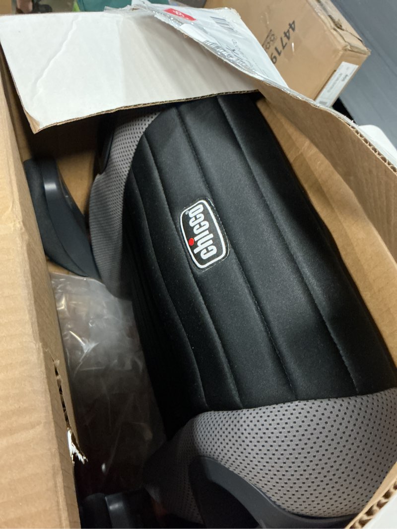 Condition photo showing Good Condition for chicco gofit backless booster car seat - shark (grey), new
