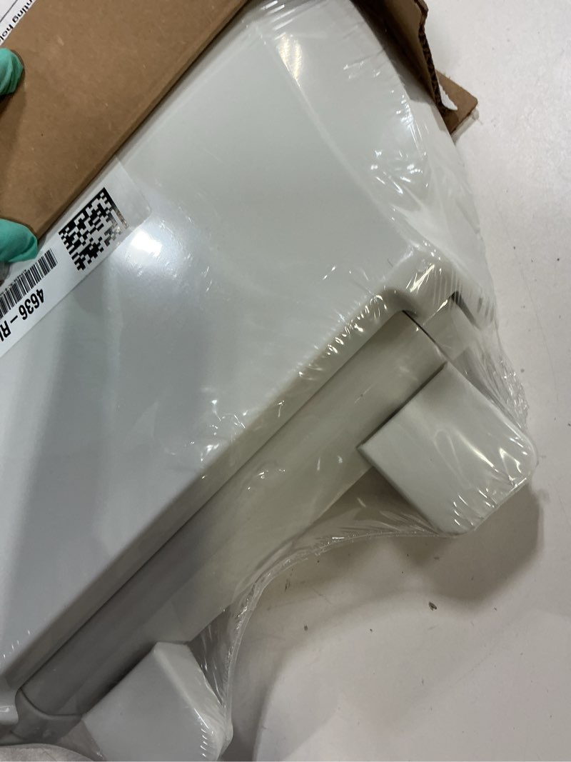 Condition photo showing Good Condition for kohler 4636-rl-0 cachet readylatch elongated toilet seat slow close, soft close toilet seat quiet lid, contoured grip-tight bumpers installation hardware, apartment essentials, white white elongated ready latch