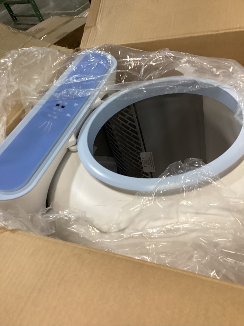 Condition photo showing Good Condition for Self Cleaning Litter Box, Integrated Safety Automatic Cat Litter Box Self Cleaning 65L+9L for Multiple Cats, App Control, Odor Removal, Includes Mat & Liner (3 Rolls) - Blue Light Blue