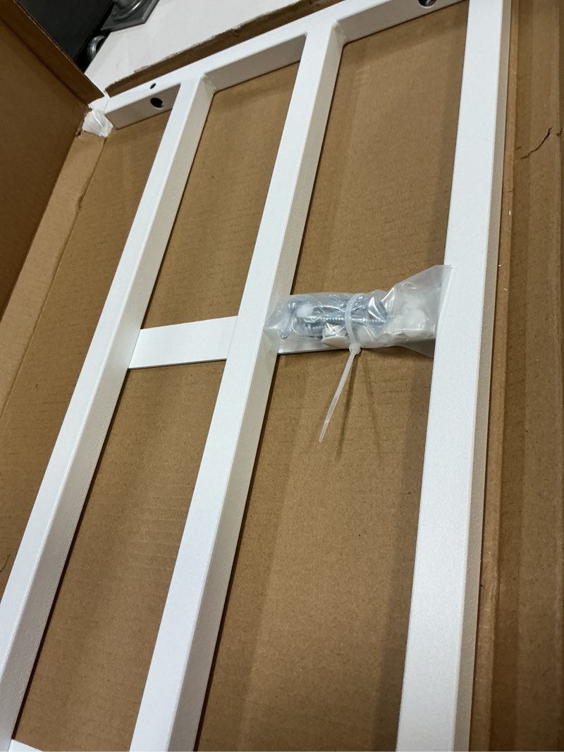 Condition photo showing Good Condition for Fixed Window Safety Guard 14”x 38” Adjustable Width Prevents Accidental Falls, Non-Egress, Tamper Resistant Screws Included, White, Single Pack 14x38 inches