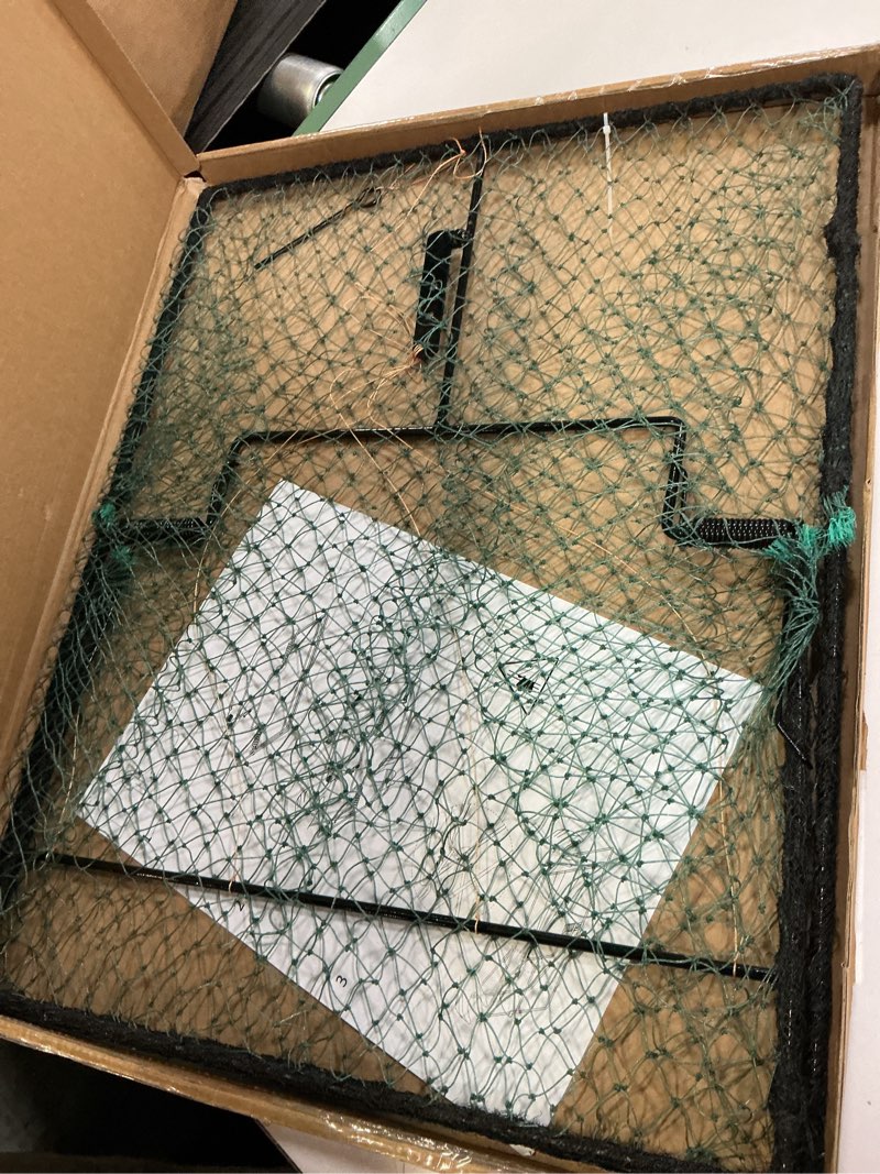 Condition photo showing Good Condition for humane pigeon trap,bird trap for quail,turkey,net traps (15.7x19.7 inch)