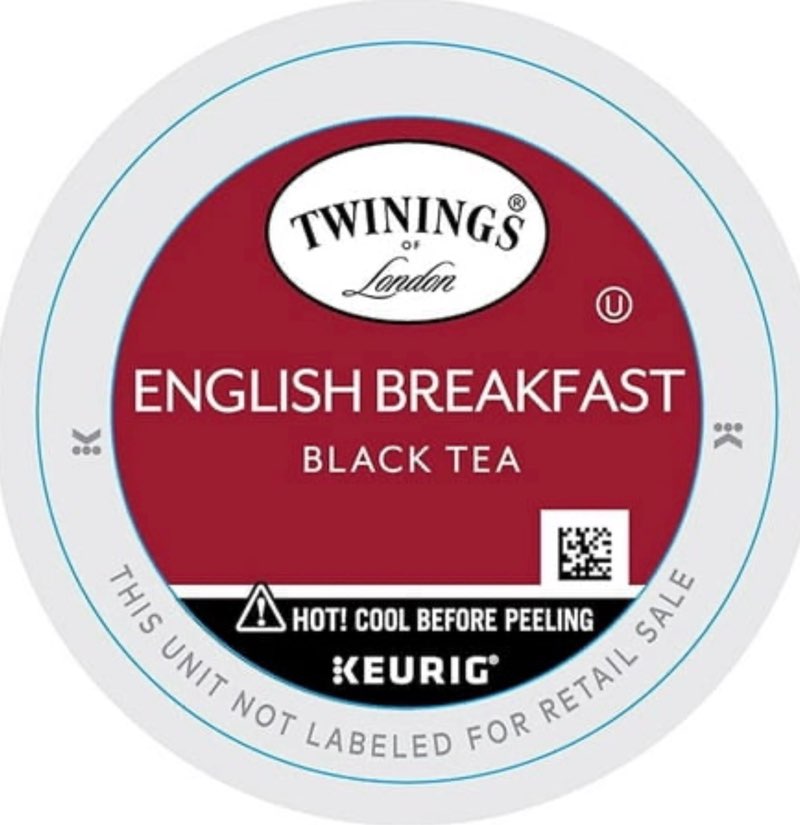 twinings english breakfast black tea k-cup pods for keurig  56 count (pack of