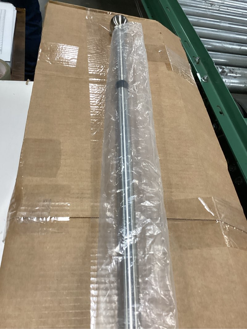 Condition photo showing Good Condition for evergreen flag telescoping 5ft metal flag pole | incl two tangle-free ring clips | stainless steel | wall mounted for home garden outdoor | house and 3'x5' american flags with pole sleeve or grommets