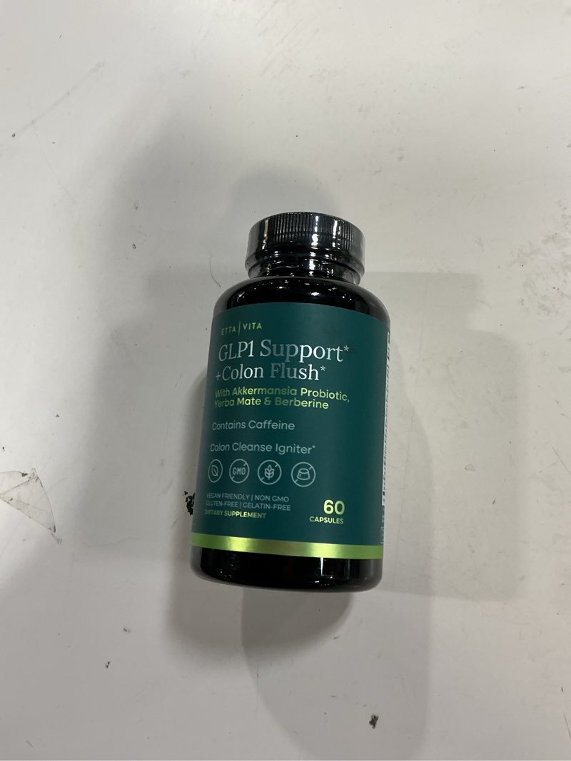 Condition photo showing New/Like New for ( bb /03/2029) colon cleanse + glp-1 supplement weight loss & energy - appetite suppressant & fat burner for women and men with berberine, yerba mate, psyllium husk, senna leaf, lemon, black garlic - digestive broom