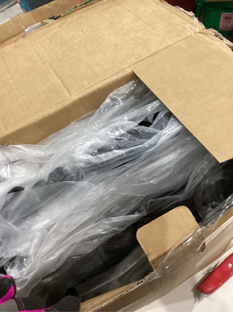 Condition photo showing Good Condition for Storage Shelves Organizer - 5 Tier Metal Shelf Organizer with Metal Wheels and Adjustable Leveling Feet, Heavy Duty Garage Shelving for Kitchen, Pantry and Closet, 33.1"x12.6"x73.5", Black Black 33.1W x 12.6D x 73.5H(5T)