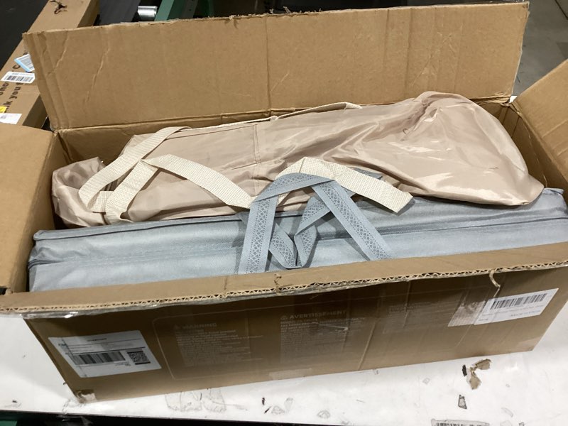 Condition photo showing Good Condition for Baby Playpen with Mat, 50x50 in Small Play Pen for Babies, Toddler Playpen for Apartment, Indoors Play Yard with Soft Breathable Mesh (Beige with Mat) Beige with Mat 50×50 Inch