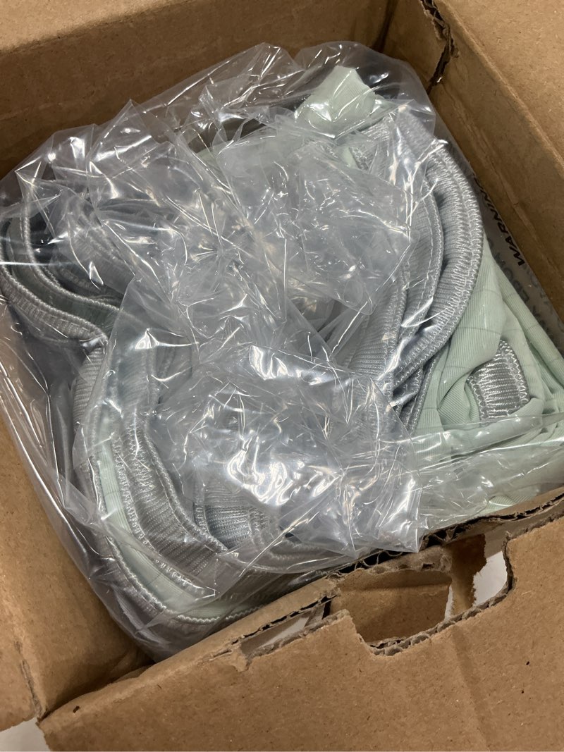 Condition photo showing New/Like New for emme breathable cooling blankets queen size (90"x 90") for hot sleepers, summer bed blanket, thin light bedspread coverlet for night sweats, green cold blankets for sleeping queen 04-grid green