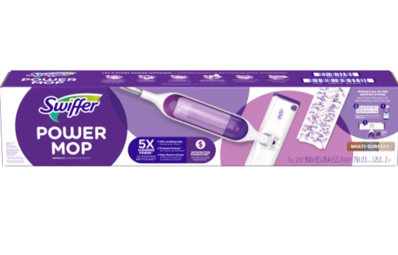 Swiffer Power Mop Multi-Surface Kit for Floor Cleaning  Fresh Scent