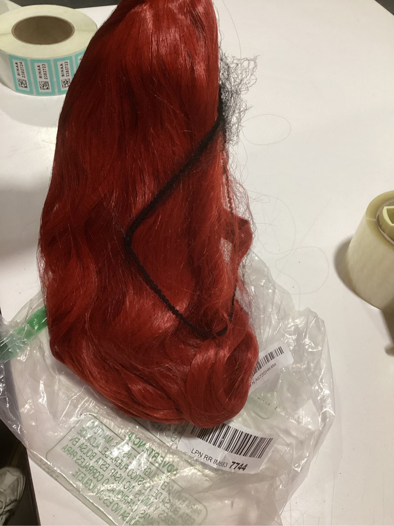Condition photo showing New/Like New for BERON Red Wig Long Curly Wig Bright Red Wigs Long Wavy Wigs for Women Synthetic Hair for Daily Party