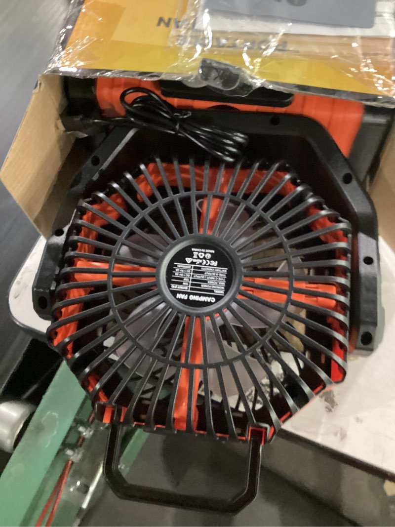 Condition photo showing Good Condition for san hima portable camping fan, 20000mah batter powered tent fan for outdoor