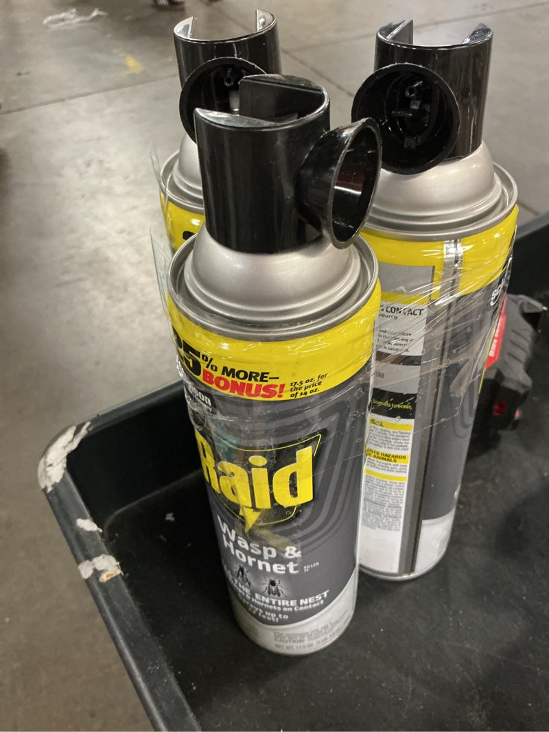Condition photo showing Good Condition for raid wasp & hornet killer 3ct, 17.5 oz.