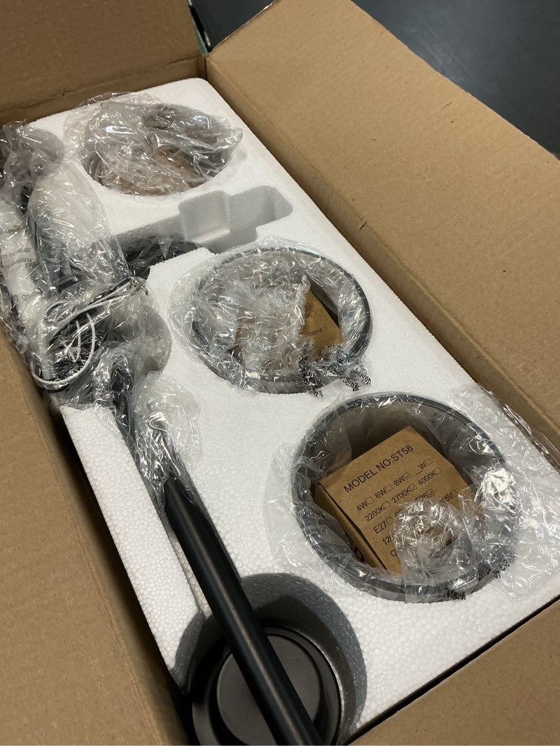 Condition photo showing Good Condition for DLLT 3-Light Bathroom Light Fixtures: Gold Modern Vanity Wall Lights with E26 Bulbs - Bubbled Glass Shade Bathroom Wall Lamp for Mirror Kitchen Living Room Hallway Cabinet Porch Brushed Gold & Bubbled Glass 3-Light