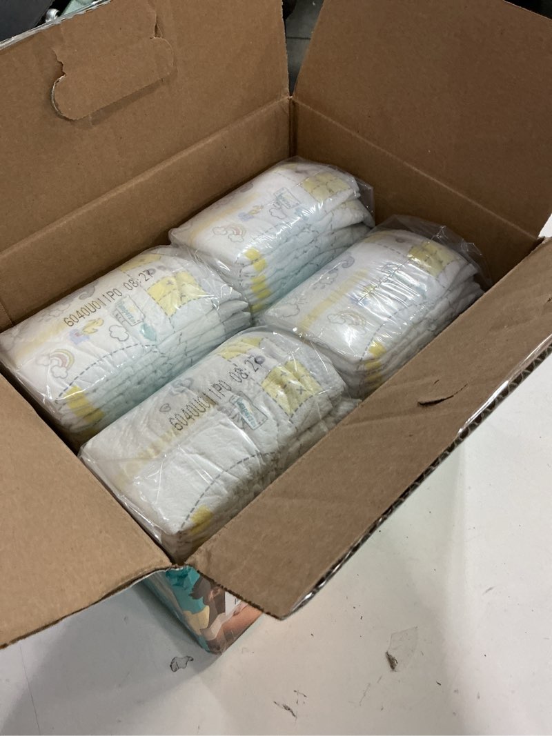 Condition photo showing New/Like New for (size:0)pampers swaddlers diapers newborn - size 0, 84 count, ultra soft disposable baby diapers