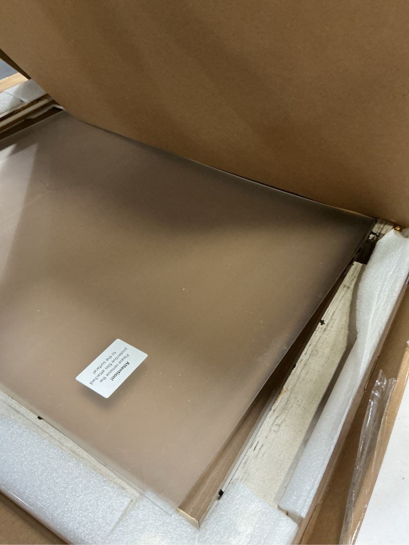 Condition photo showing As Is for ArtXO Vintage Gold Frames for 18x24 inch Picture Photo Display: Wooden Rustic Family Friends Photo Frames for Home Wall Decor, Classic Gallery 18 by 24 Poster Diploma Picture Frame 18"x24" Gold-w21