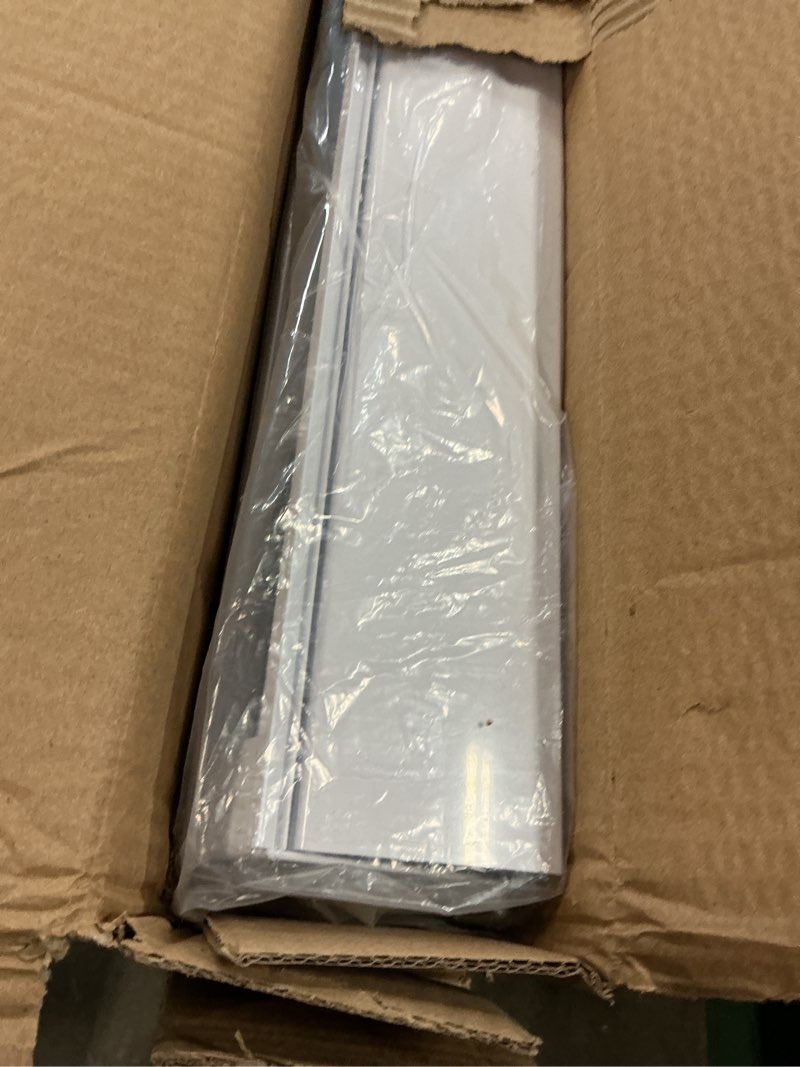 Condition photo showing As Is for Roller Window Shades Free-Stop Cordless Blackout Blinds, Thermal Insulated Pull Down Shades for Windows, UV Protection Fabric Roller Blinds for Home Office (38.5" Wx72 H, White) White 38.5"W x 72"H