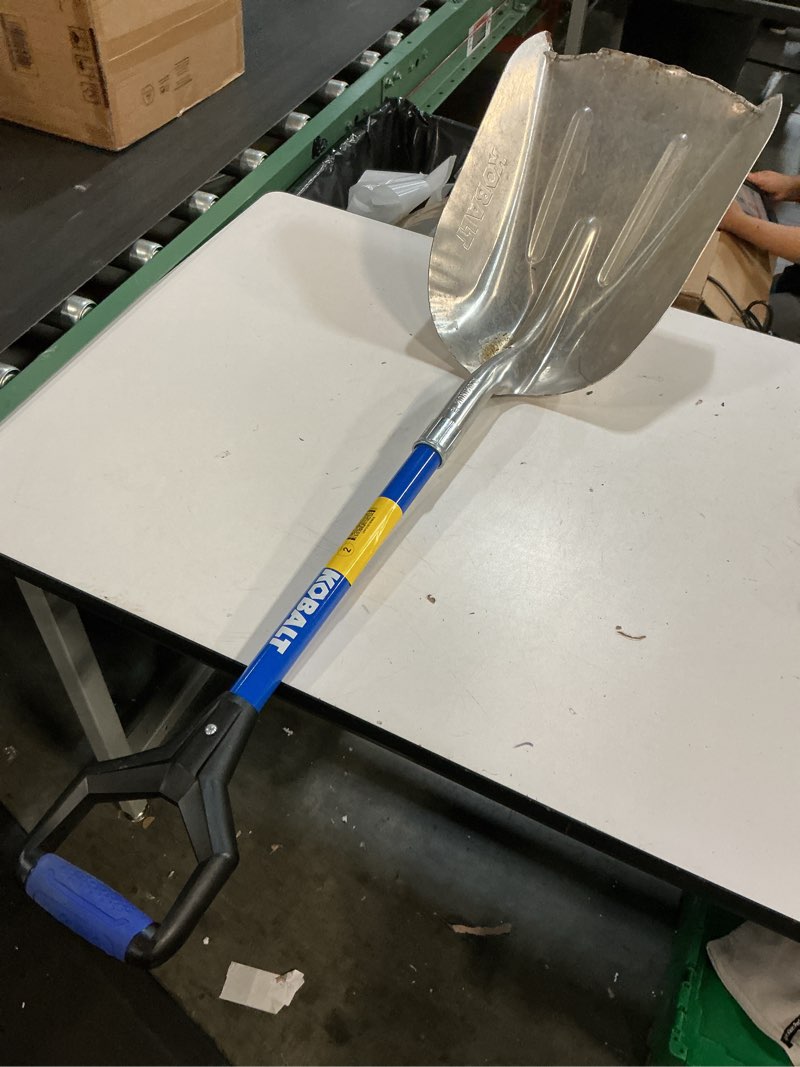 Condition photo showing As Is for kobalt 18-in fiberglass d-handle scoop