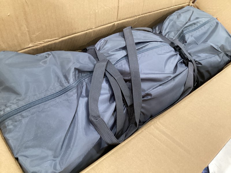 Condition photo showing Good Condition for joytutus pickup truck tent 2.0, waterproof pu2000mm double layer for 2 person, portable truck bed tent with rainfly, 5.5'-5.8' camping preferred - green gray green 5.5-5.8 ft, fiberglass rod