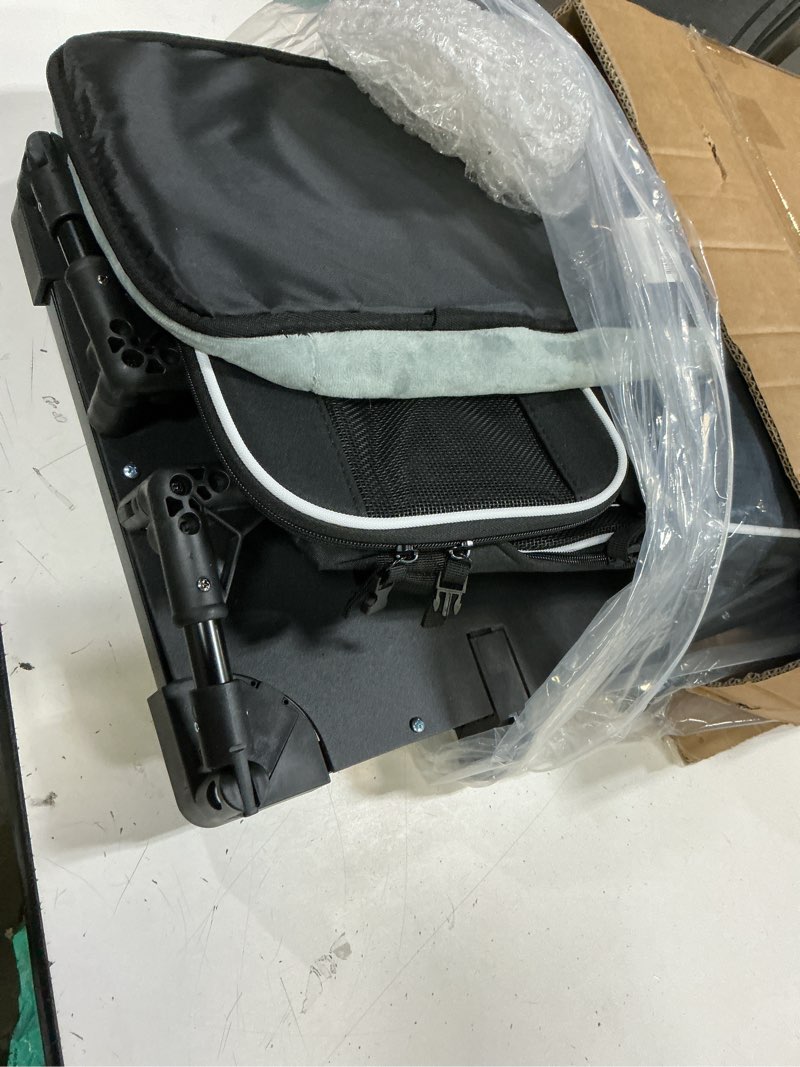 Condition photo showing Good Condition for petskd small pet carrier with wheels (17" l x 12" w x 8.5" h), jetblue/allegiant/spirit airlines approved, rolling pet carrier for small dogs & cats (black) 17.0"l x 12.0"w x 8.5"h black and wheeled