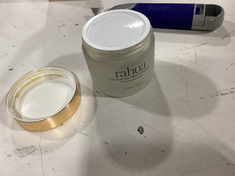 Condition photo showing As Is for rahua women's leave-in treatment, multicoloured, 2 oz