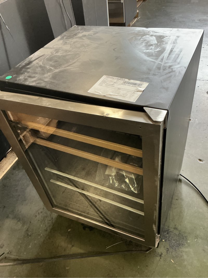 Condition photo showing As Is for Vinotemp EL-24THWB 23 5/8" One Section Wine Cooler w/ (1) Zone, 16 Bottle Capacity, 115v