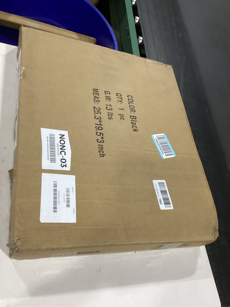 Condition photo showing Good Condition for Overbed Bedside Desk Mobile Rolling Laptop Stand Tilting Overbed Table with Wheels Height Adjustable Tray Table for Laptop Bed Sofa Side Table Black