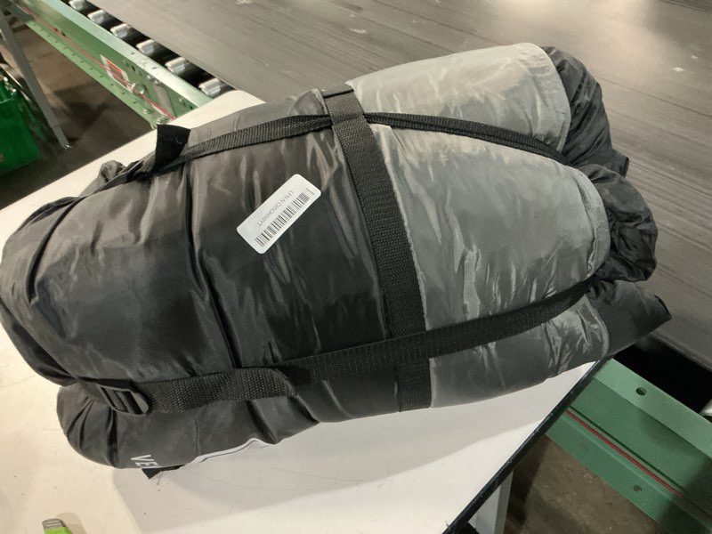 Condition photo showing As Is for venture 4th backpacking sleeping bag – xxl, double and single sizes - lightweight warm & cold weather sleeping bags for adults, kids & couples – ideal for hiking, camping & outdoor adventures 4.5lbs single xl silver/gray