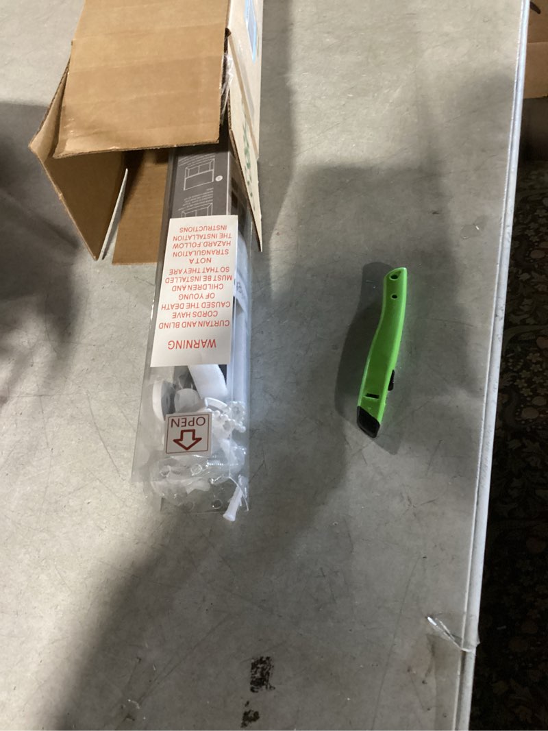 Condition photo showing New/Like New for Allbright 100% Blackout Cordless Roller Shades for Windows, Thermal Insulated UV Protection, Window Roller Blinds for Home, Office, Bedroom, Door, 17" W x 64" H, Grey Grey 17"W*64"H