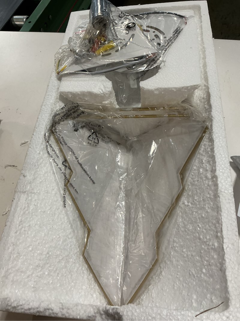 Condition photo showing New/Like New for modern wall light simple creative wall sconces bedroom aisle living room wall lamp holder e12 socket art deco lighting fixture (bulb not included) (pack of 2) gold