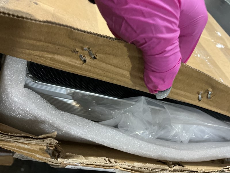 Condition photo showing Good Condition for portable wheelchair ramp 2ft, anti-slip aluminum folding portable ramp, wheelchair ramps for home, weight capacity up to 600 lbs, with transition plates above and below, loading dock plates silver 2ft using height 2-6"